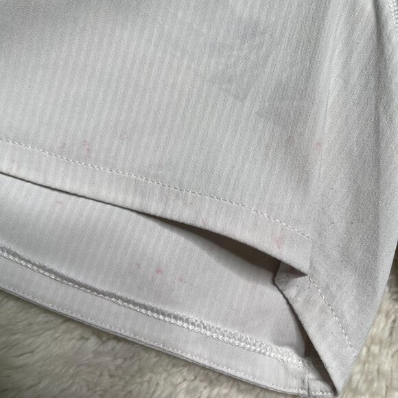 Lululemon LW7AVLT Women's White Speed Up Long Updated Fit Shorts Size 4 - Picture 11 of 12